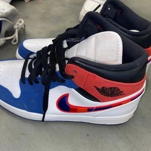 Gently Worn Air Jordan 1 Mid SE Low Sz 8